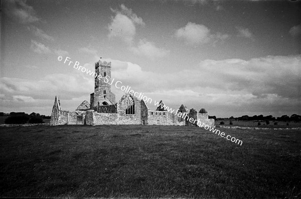 KILCONNELL ABBEY FROM S.E. CLOUDS